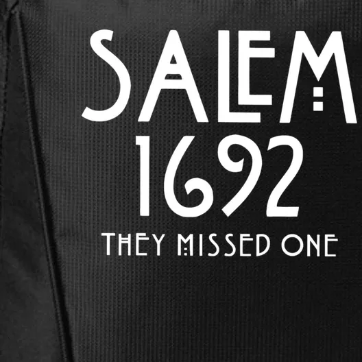 Salem 1692 They Missed One City Backpack