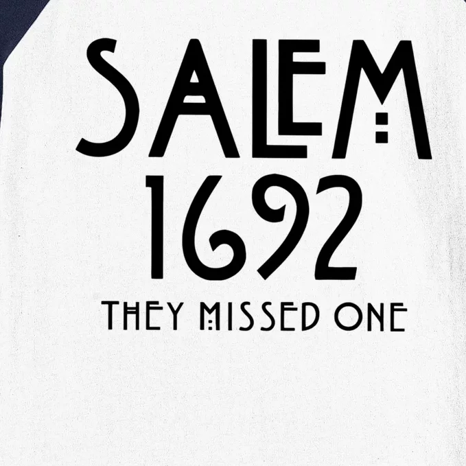 Salem 1692 They Missed One Baseball Sleeve Shirt