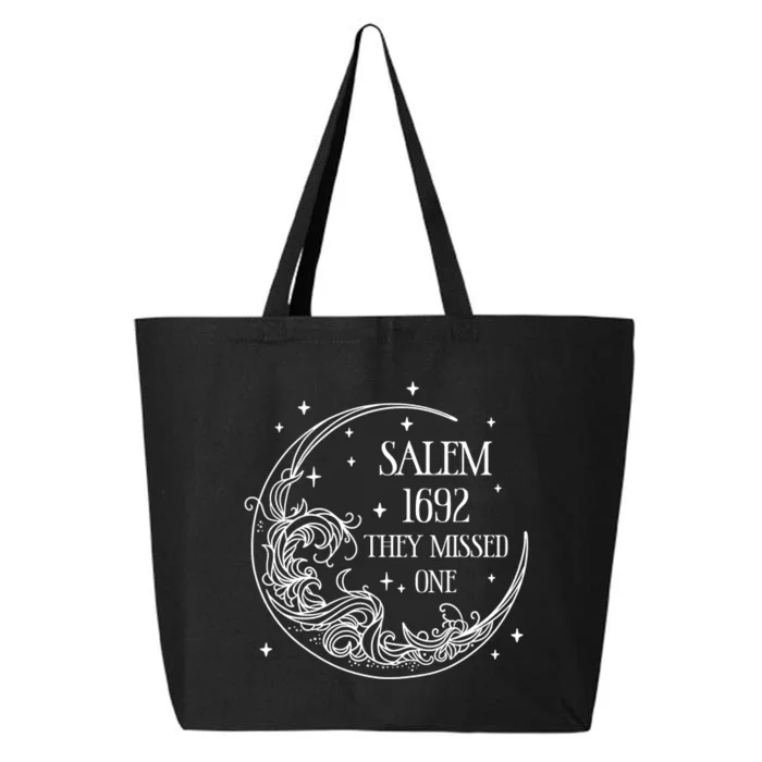 Salem 1692 They Missed One Massachusetts Witch Halloween Costume 25L Jumbo Tote