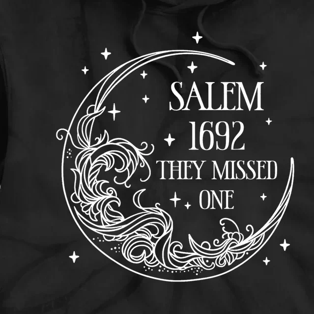 Salem 1692 They Missed One Massachusetts Witch Halloween Costume Tie Dye Hoodie