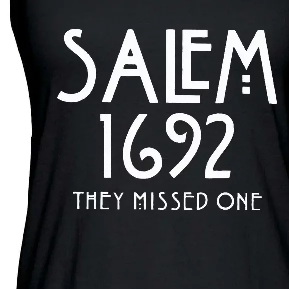 Salem 1692 They Missed One Ladies Essential Flowy Tank