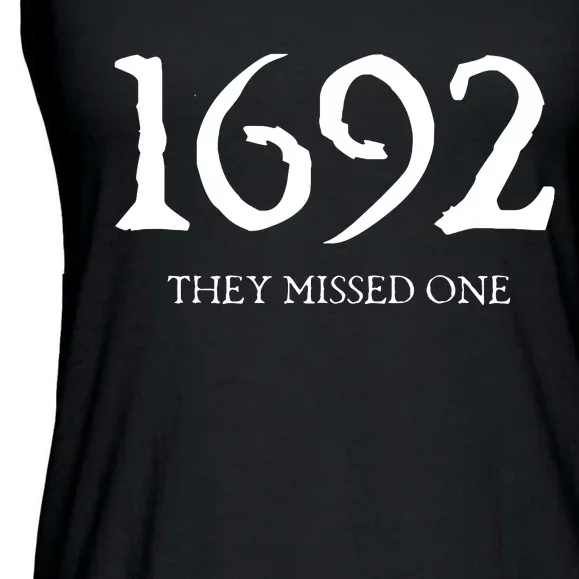 Salem 1692 They Missed One Halloween Ladies Essential Flowy Tank