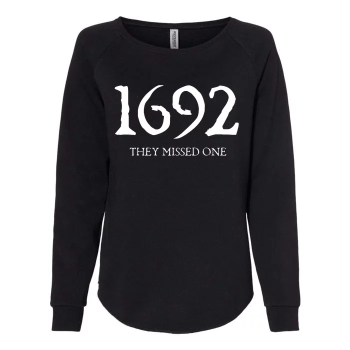 Salem 1692 They Missed One Halloween Womens California Wash Sweatshirt