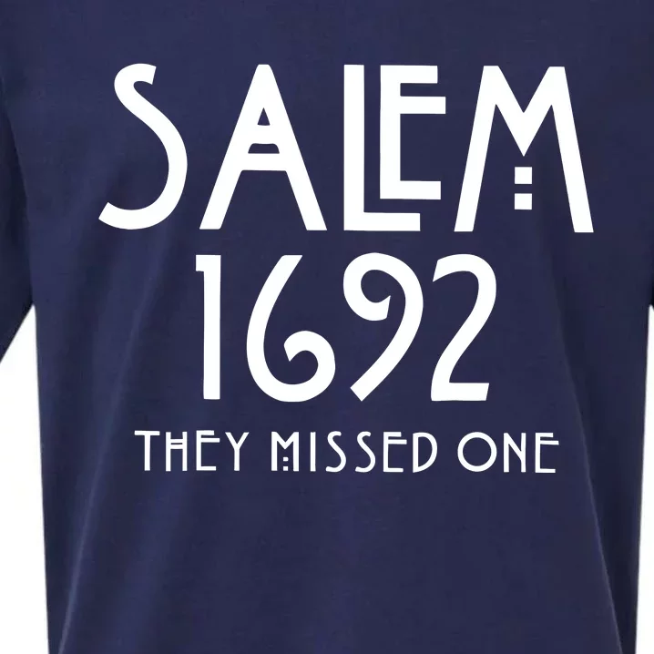 Salem 1692 They Missed One Halloween Sueded Cloud Jersey T-Shirt