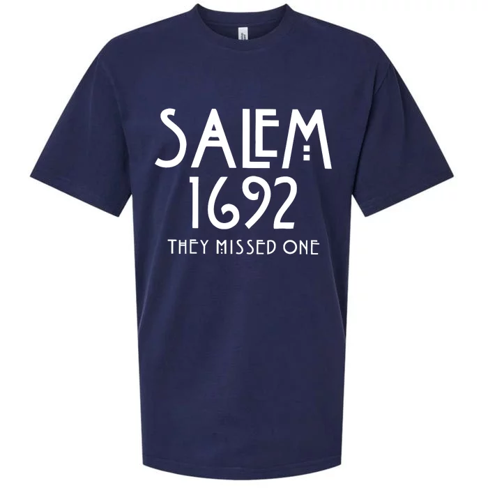 Salem 1692 They Missed One Halloween Sueded Cloud Jersey T-Shirt