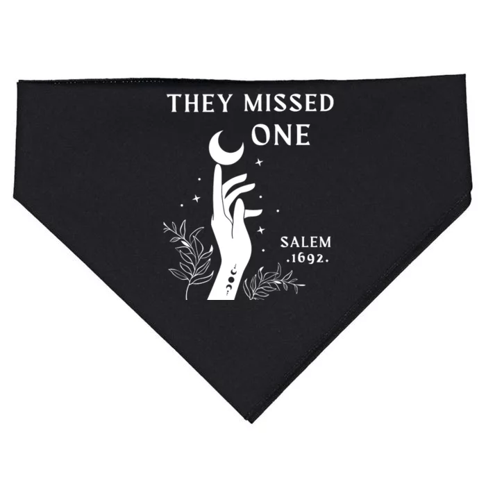 Salem 1692 They Missed One Halloween USA-Made Doggie Bandana