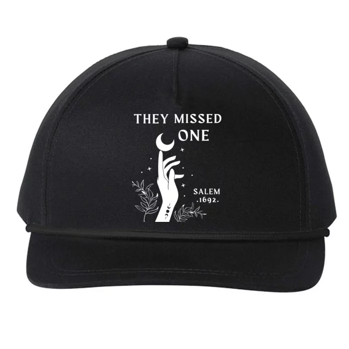 Salem 1692 They Missed One Halloween Snapback Five-Panel Rope Hat