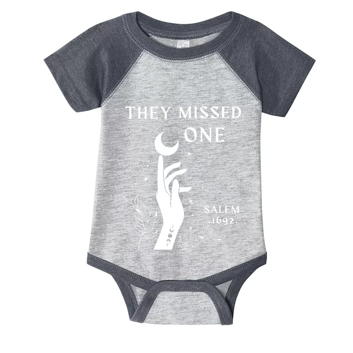 Salem 1692 They Missed One Halloween Infant Baby Jersey Bodysuit