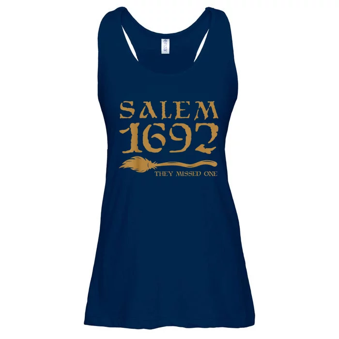 Salem 1692 they missed one Witch Halloween Ladies Essential Flowy Tank