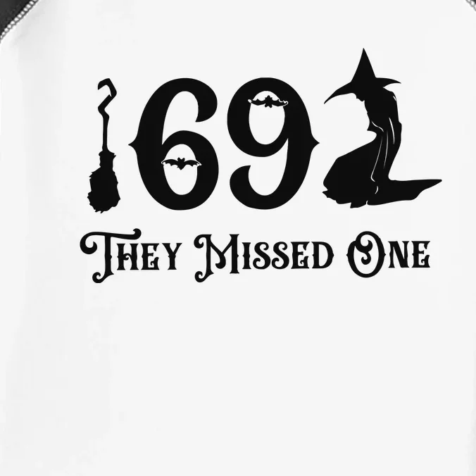 Salem 1692 They Missed One Funny Halloween Infant Baby Jersey Bodysuit