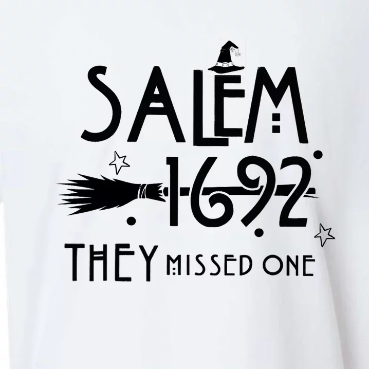 Salem 1692 They Missed One Witch Halloween Sueded Cloud Jersey T-Shirt