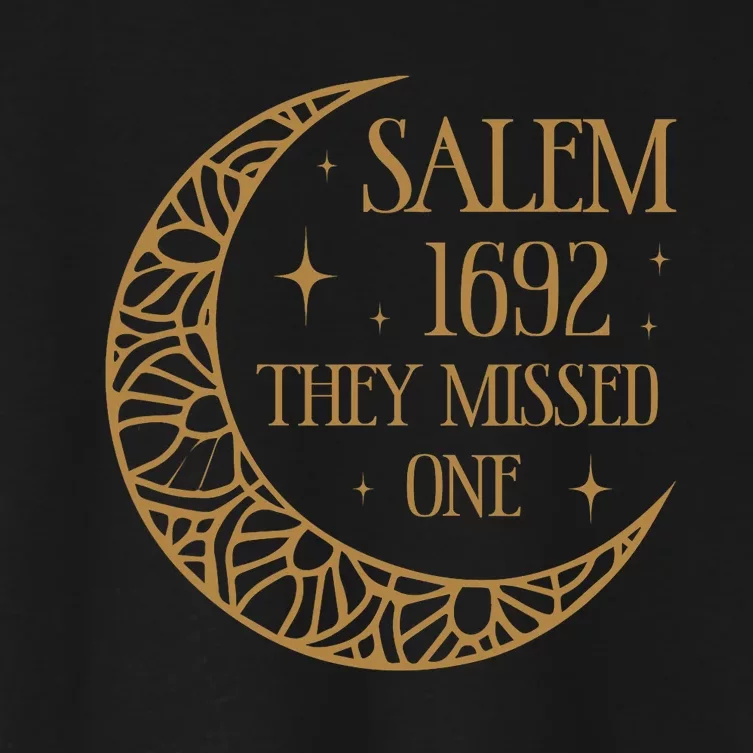 Salem 1692 They Missed One Women's Crop Top Tee