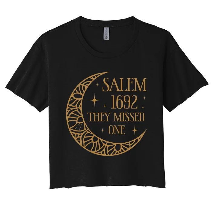 Salem 1692 They Missed One Women's Crop Top Tee