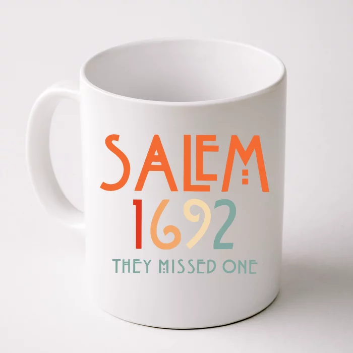 Salem 1692 They Missed One Salem Witch 1692 Halloween Front & Back Coffee Mug