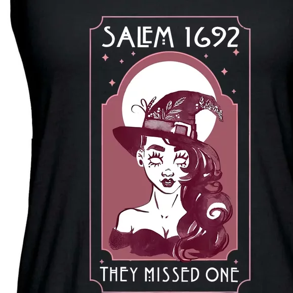 Salem 1692 They Missed One Salem Witch Halloween Ladies Essential Flowy Tank