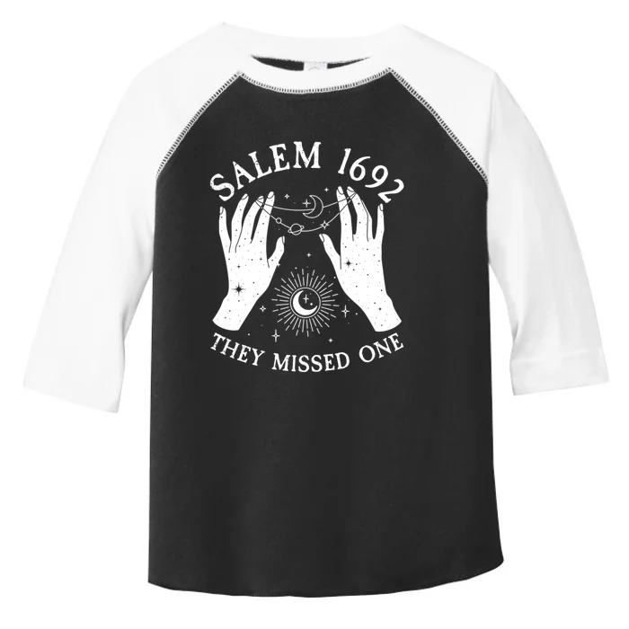 Salem 1692 They Missed One Halloween Witch Toddler Fine Jersey T-Shirt