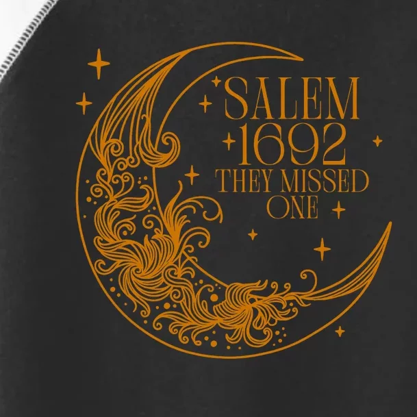 Salem 1692 They Missed One Salem Witch Halloween Costume Toddler Fine Jersey T-Shirt