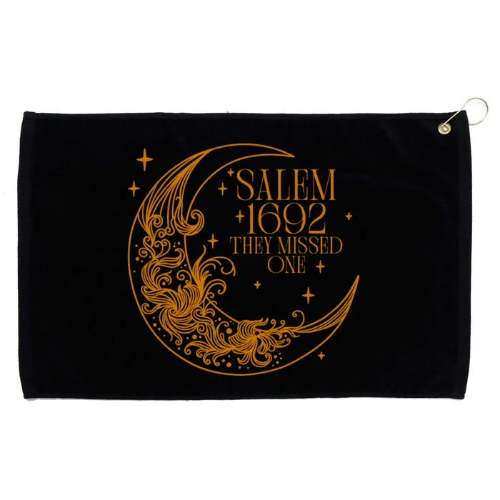 Salem 1692 They Missed One Salem Witch Halloween Costume Grommeted Golf Towel