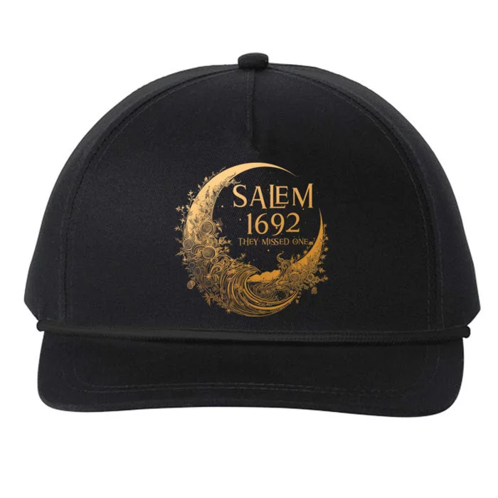 Salem 1692 They Missed One Snapback Five-Panel Rope Hat