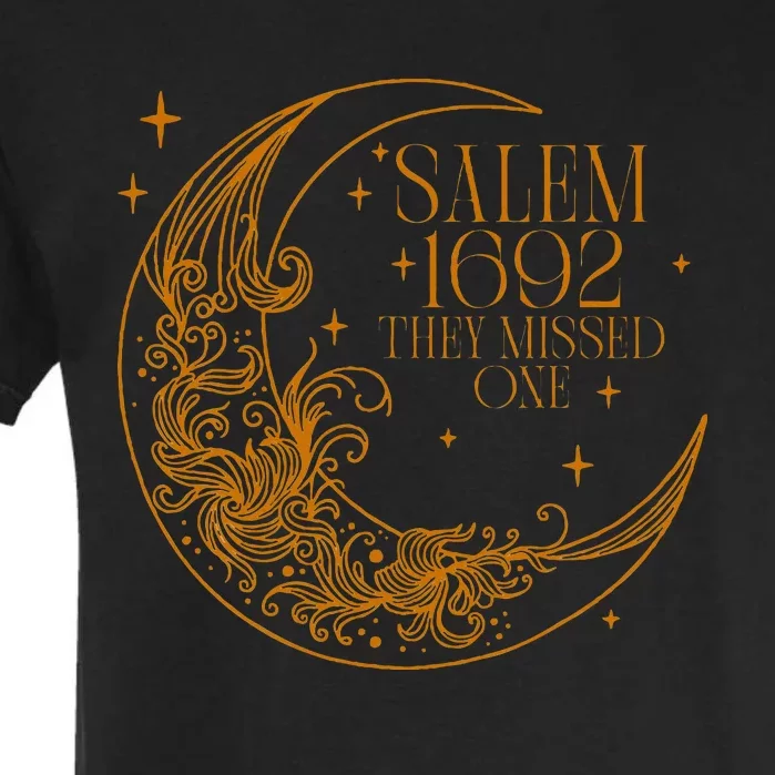 Salem 1692 They Missed One Witch Halloween Garment-Dyed Heavyweight T-Shirt