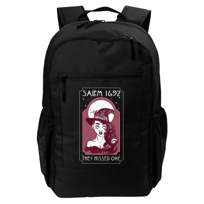 Salem 1692 They Missed One Salem Witch Halloween Daily Commute Backpack