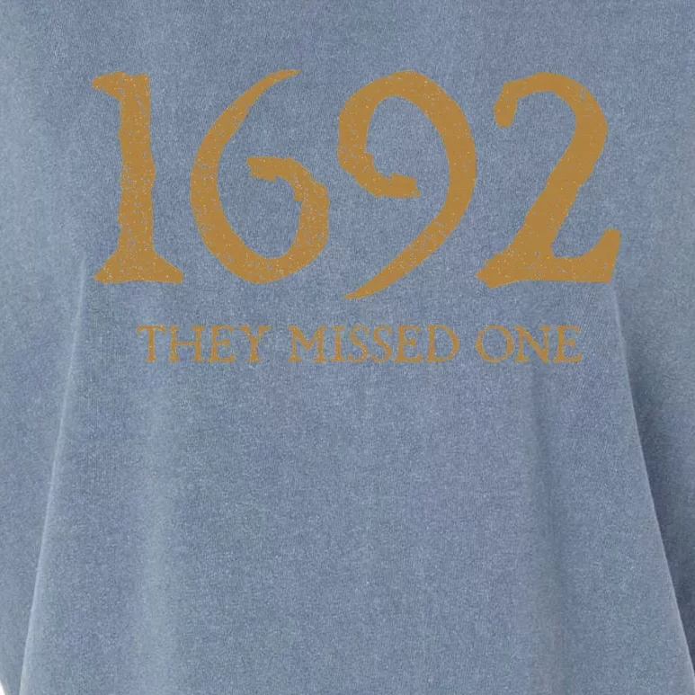 Salem 1692 They Missed One Garment-Dyed Women's Muscle Tee