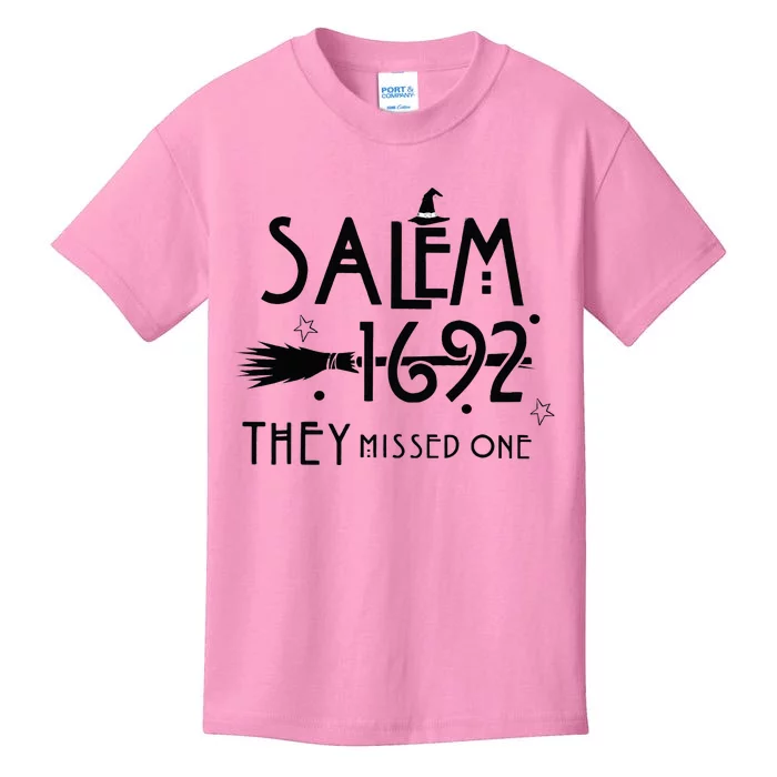 Salem 1692 They Missed One Witch Halloween Kids T-Shirt