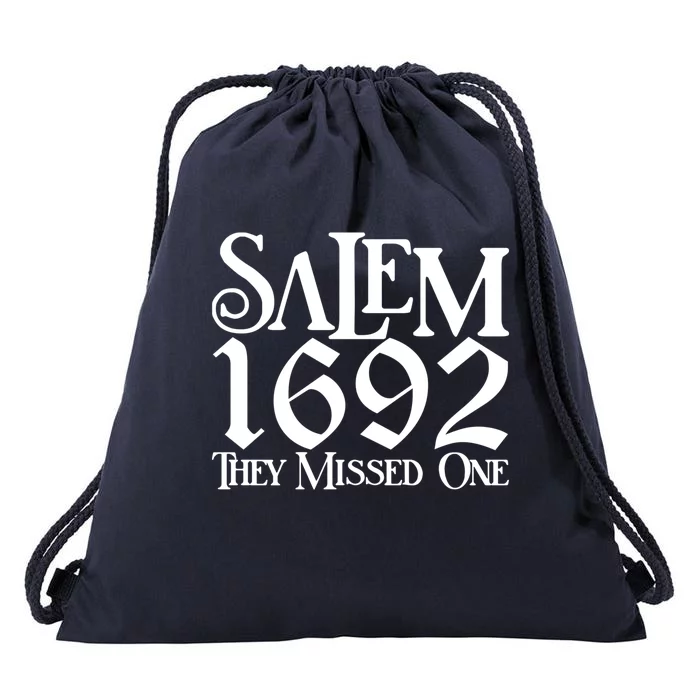 Salem 1692 They Missed One Funny Witch Salem 1692 Gift Drawstring Bag