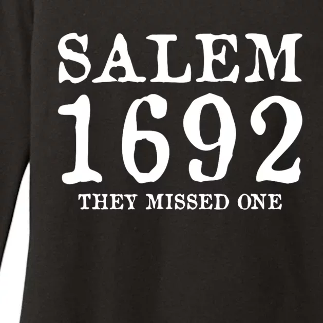 Salem 1692 They Missed One Womens CVC Long Sleeve Shirt