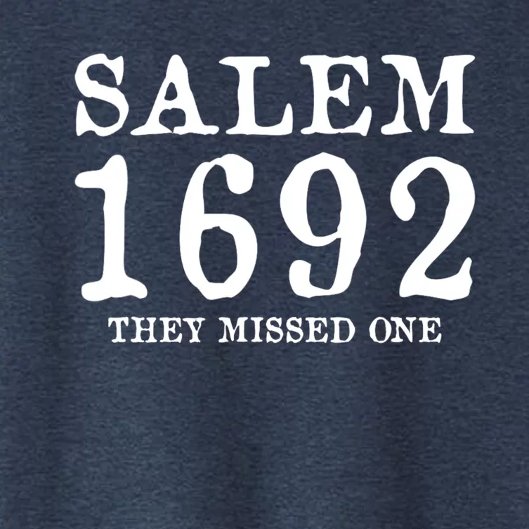 Salem 1692 They Missed One Women's Crop Top Tee