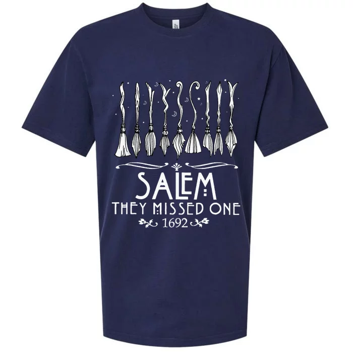 Salem 1692 They Missed One For Halloween Sueded Cloud Jersey T-Shirt