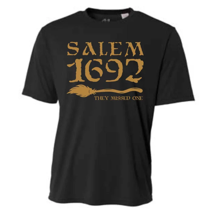 Salem 1692 They Missed One Witch Halloween Cooling Performance Crew T-Shirt