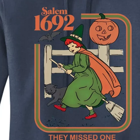 Salem 1692 They Missed One Witch Halloween Gift Women's Pullover Hoodie