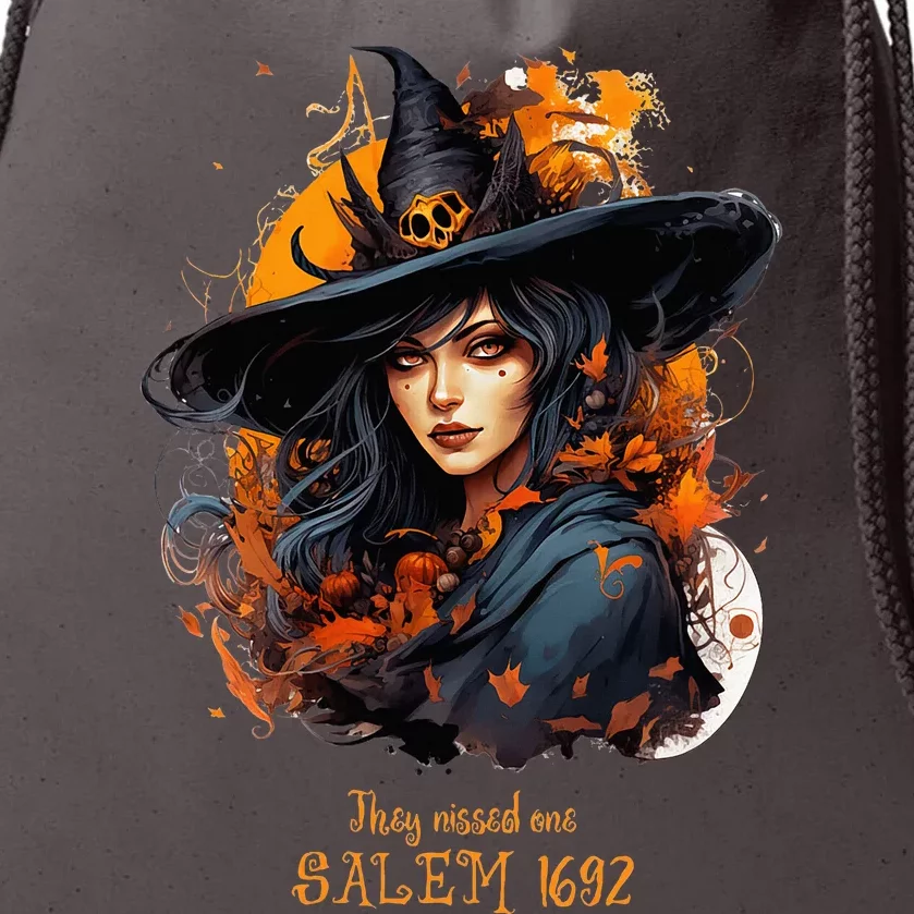 Salem 1692 You Missed One Witch Drawstring Bag