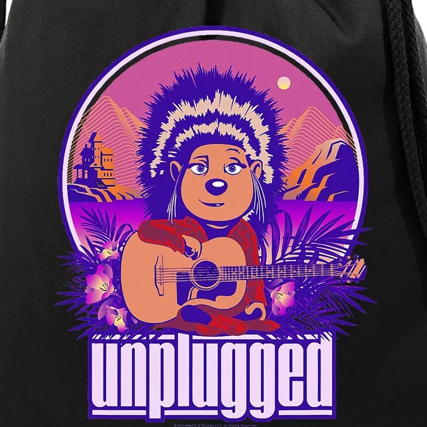 Sing 2 Ash Unplugged Retro Poster Drawstring Bag