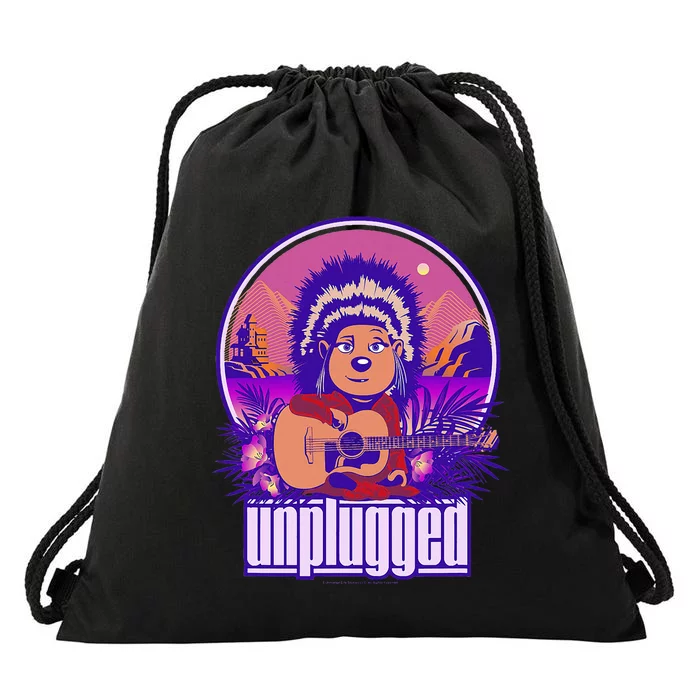 Sing 2 Ash Unplugged Retro Poster Drawstring Bag