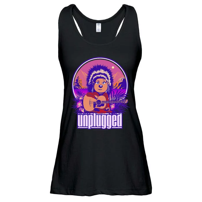 Sing 2 Ash Unplugged Retro Poster Ladies Essential Flowy Tank