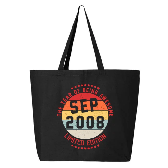 Sep 2008 Birthday The Year Of Being Awesome Gift 25L Jumbo Tote