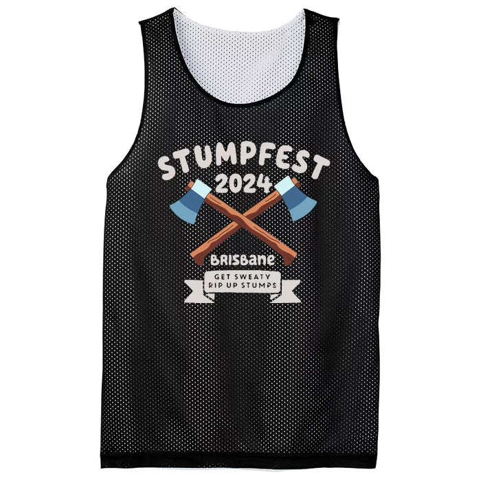 Stumpfest 2024 Brisbane Get Sweaty Mesh Reversible Basketball Jersey Tank