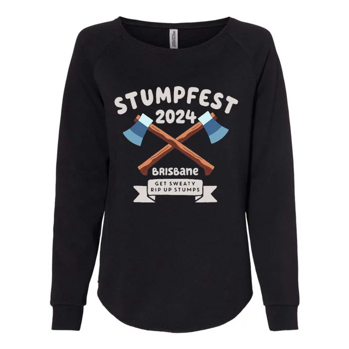 Stumpfest 2024 Brisbane Get Sweaty Womens California Wash Sweatshirt