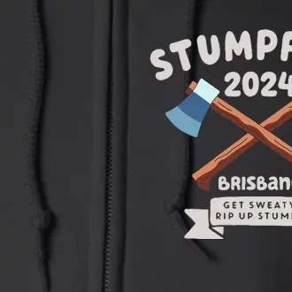 Stumpfest 2024 Brisbane Get Sweaty Full Zip Hoodie