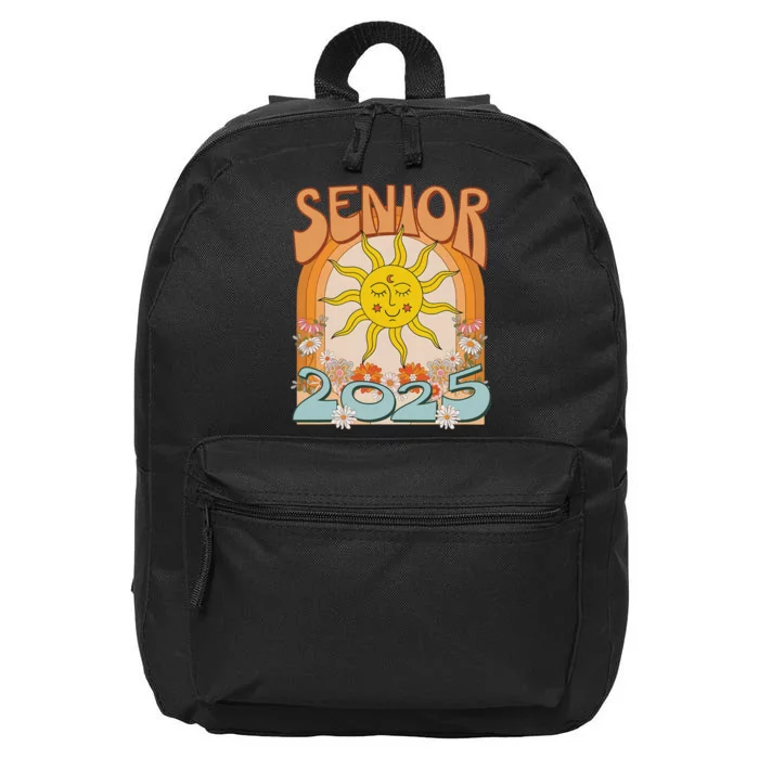 Senior 2025 Class Of 2025 Seniors Graduation 2025 Funny 16 in Basic Backpack