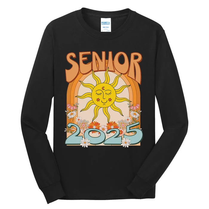 Senior 2025 Class Of 2025 Seniors Graduation 2025 Funny Tall Long Sleeve T-Shirt