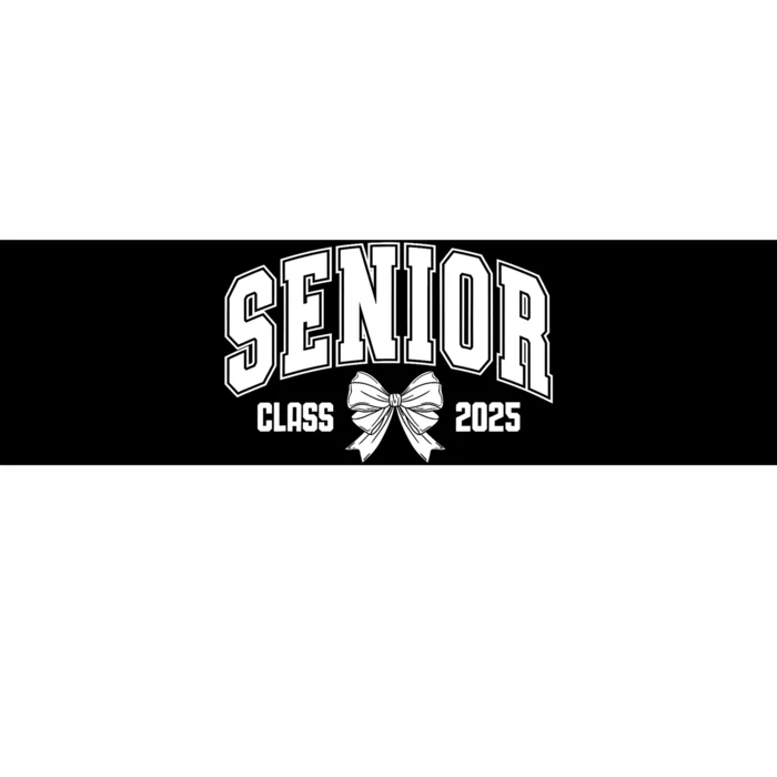 Senior 2025 Coquette Class Of 2025 Senior Year Girl & Women Bumper Sticker