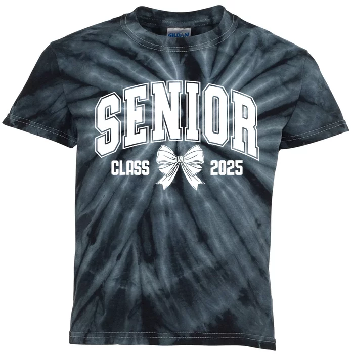 Senior 2025 Coquette Class Of 2025 Senior Year Girl & Women Kids Tie-Dye T-Shirt