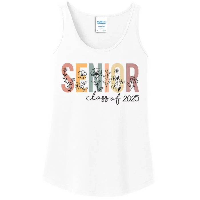 Senior 2025 Class Of 2025 Graduation Ladies Essential Tank