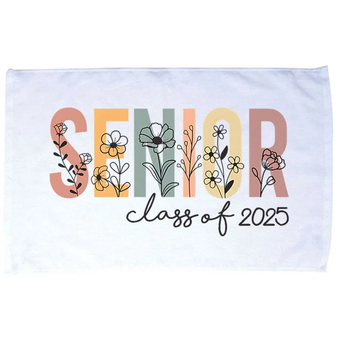 Senior 2025 Class Of 2025 Graduation Microfiber Hand Towel