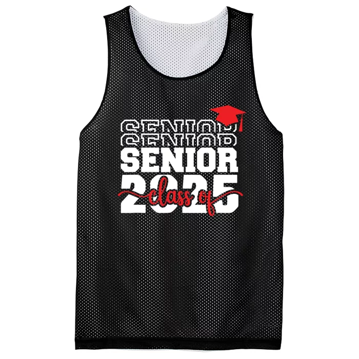 Senior 25 Class Of 2025 Back To School Graduation 2025 T Mesh Reversible Basketball Jersey Tank