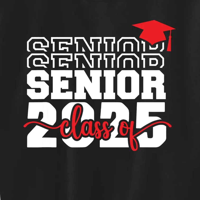 Senior 25 Class Of 2025 Back To School Graduation 2025 T Kids Sweatshirt