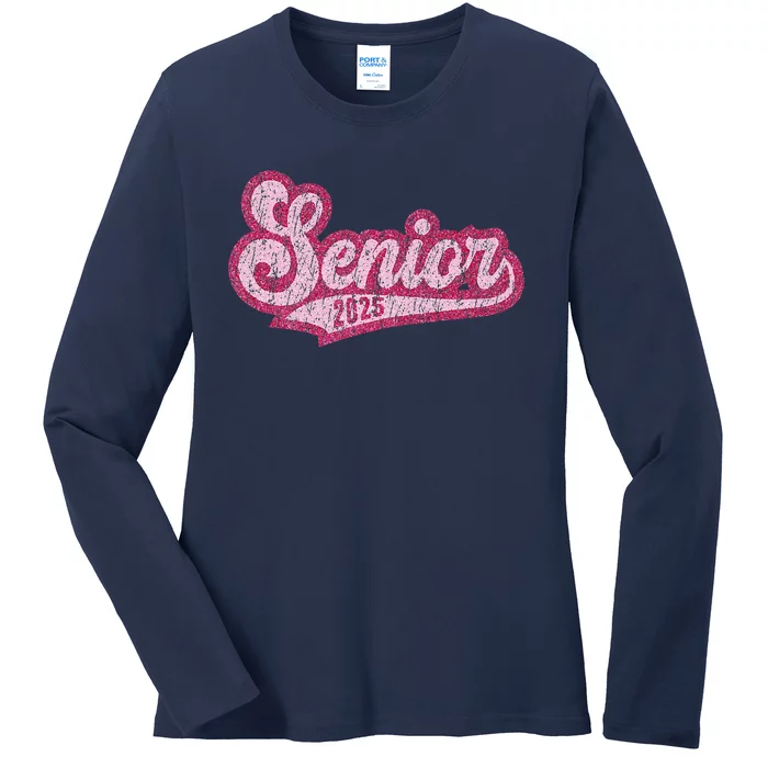 Senior 2025 Class Of 2025 Seniors Graduation 2025 Senior 25 Ladies Long Sleeve Shirt